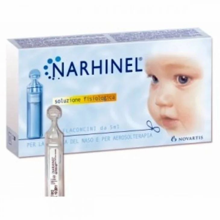 Novartis Narhinel Soluzione Fisiologica 20 fiale x 5 ml