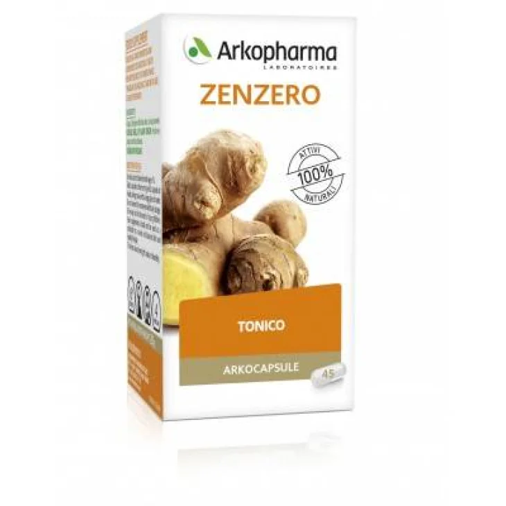 Arkopharma Arkocapsule Zenzero Bio Integratore Digestione Difficile 40 capsule