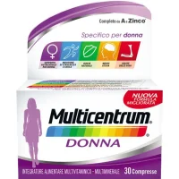 Multicentrum Donna Integratore Alimentare Mutivitaminico Multiminerale 30 compresse