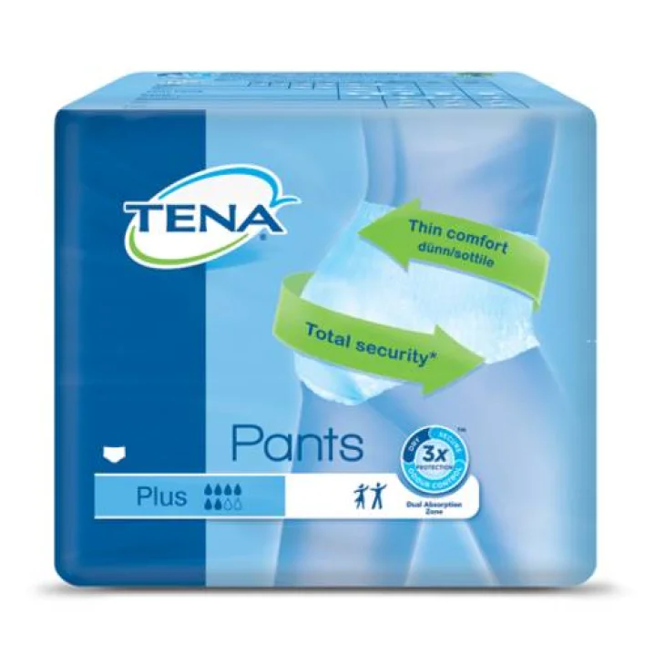 Tena Pants Plus Mutandine assorbenti monouso per Incontinenza Moderata o Abbondante - Taglia: XL