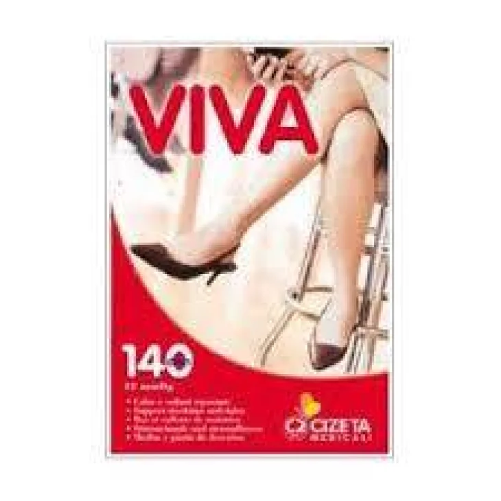 Viva Collant 140 Den a Compressione Elevata per Tendenza allo Stato Varicoso - Colore: Nero - Misura: 4
