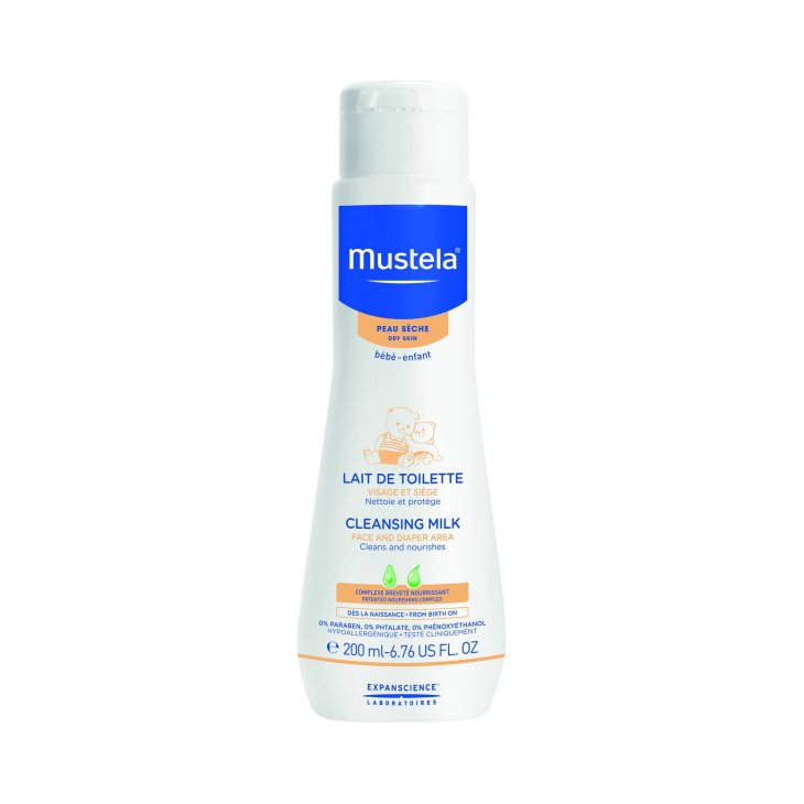 Mustela Latte di Toilette Idratante per Bebè - Flacone: 200 ml