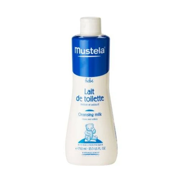 Mustela Latte di Toilette Idratante per Bebè - Flacone: 750 ml