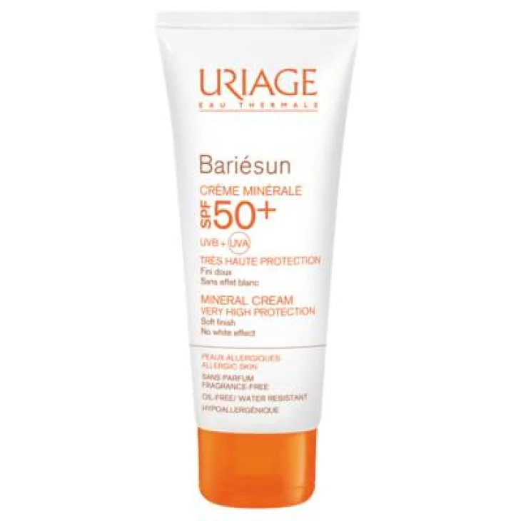 Uriage Bariesun Crema solare minerale SPF50+ 100 ml