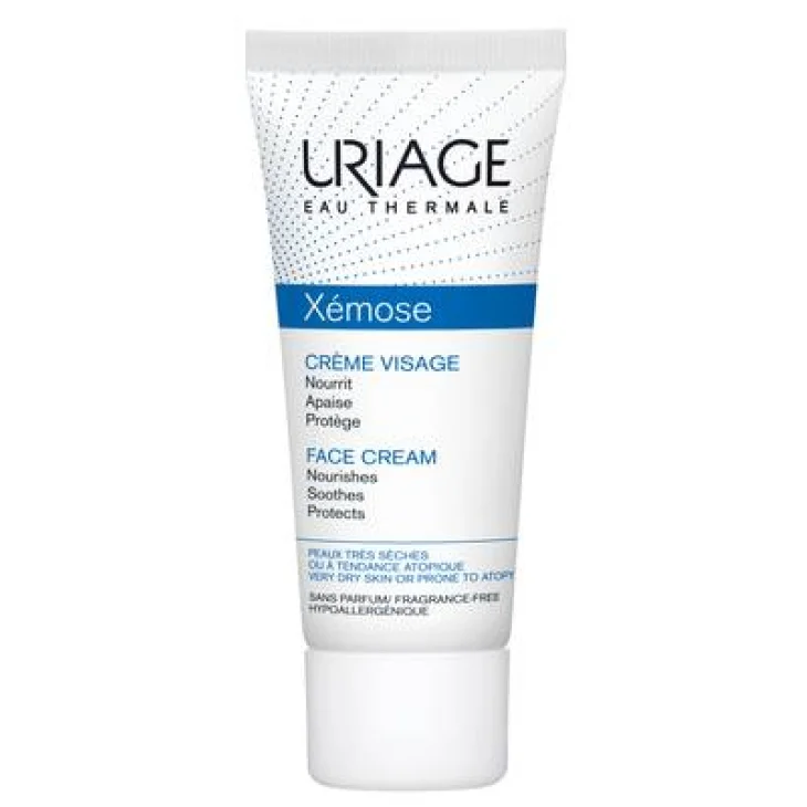 Uriage Xemose Crema Viso Idratante Pelle Secca