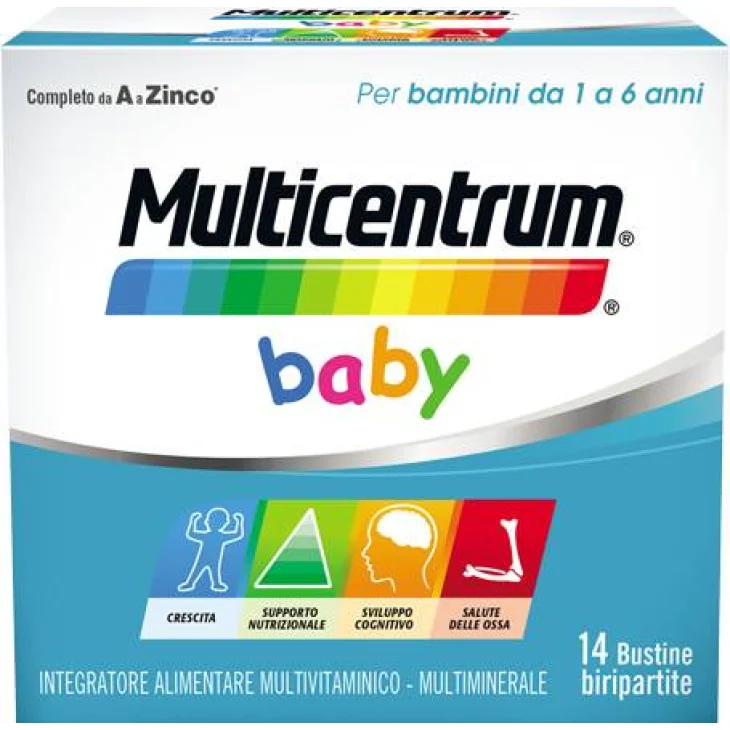 Multicentrum Baby Integratore Vitamine e Minerali Bambini 1-6 Anni