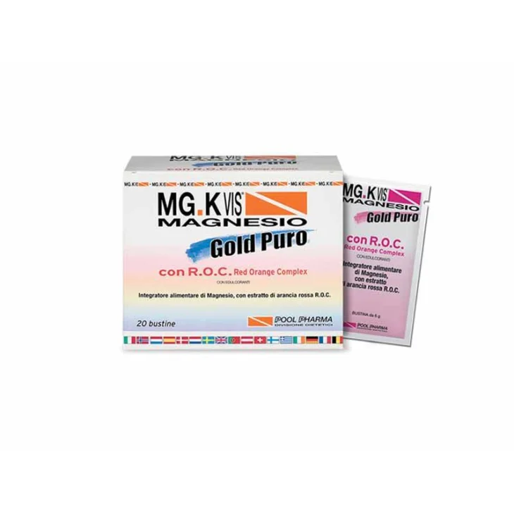 Pool Pharma Mg Gold Magnesio Citrato Integratore di Magnesio