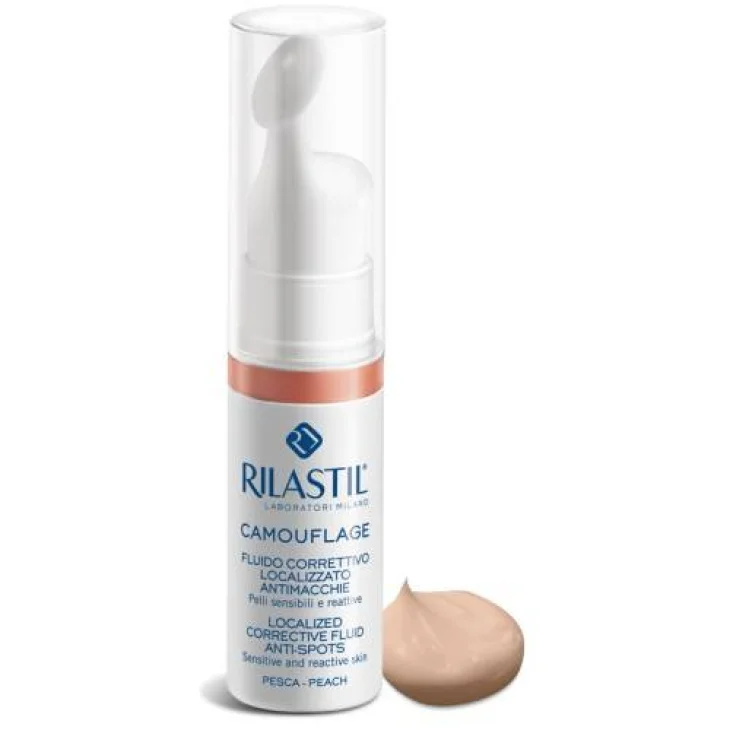 Rilastil Camouflage Fluido Correttivo Antimacchie Viso 5 ml - Colore: Pesca