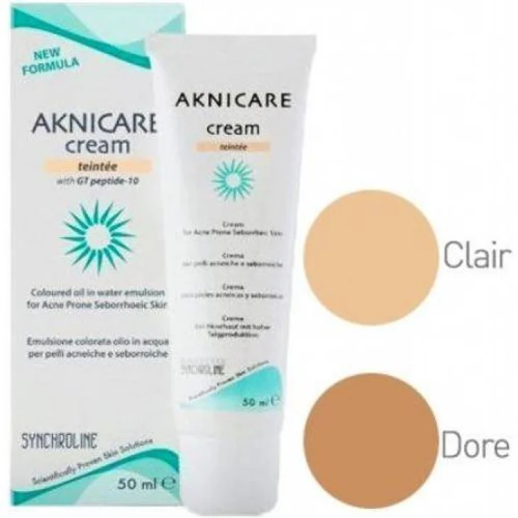 Synchroline Aknicare Cream Crema Colorata Anti-Acne - Colore: Dorè