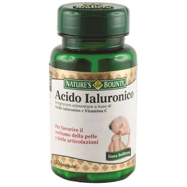 Nature's Bounty Acido Ialuronico Integratore per la Pelle disidratata 30 capsule