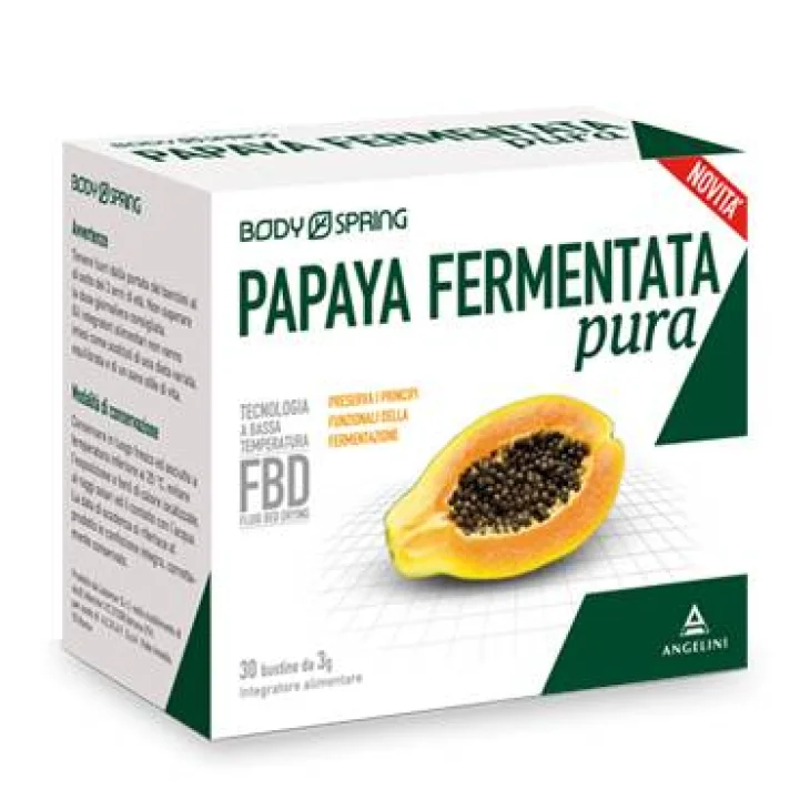 Body Spring Papaya Fermentata Pura Integratore per Difese Immunitarie