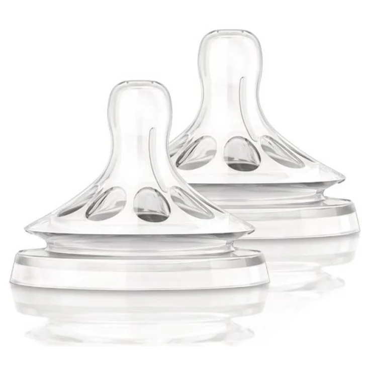 Philips Avent Tettarella Natural 2 Pezzi - Flusso: Flusso Veloce - 4 fori