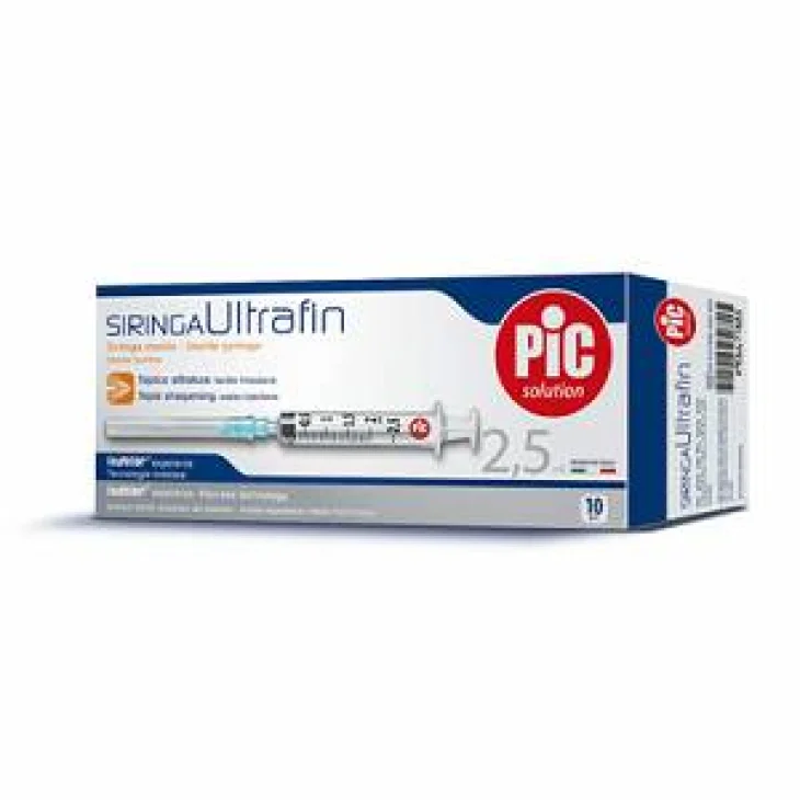 Pic Siringa Ultrafin 2.5 ml 10 pezzi