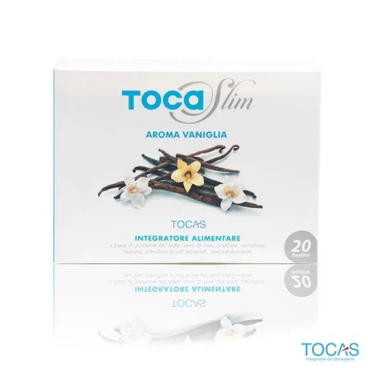 Tocas Tocaslim Integratore per Dimagrire Gusto Vaniglia 20 bustine