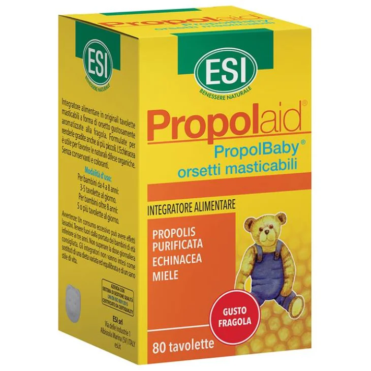 ESI Propolaid PropolBaby Orsi Integratore Difese Immunitarie