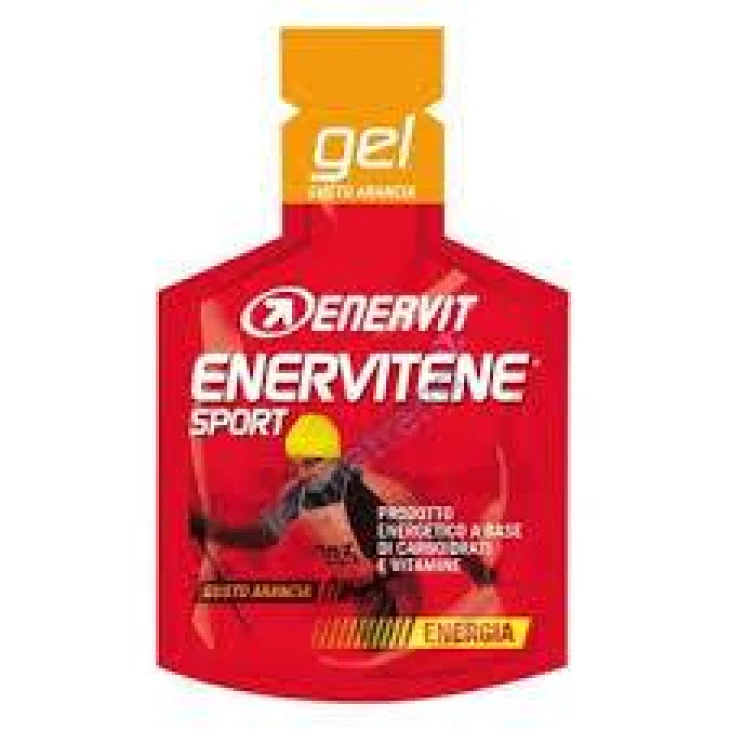 Enervit Enervitene Sport Integratore energetico per sportivi gusto arancia 1 gel pack