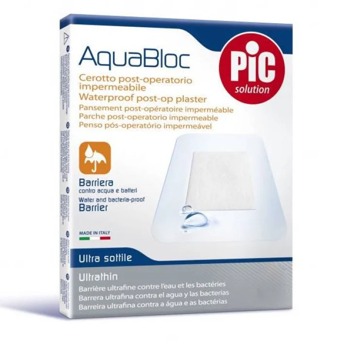 Pic Aquabloc Cerotti Multiuso Misura Media 10x10 5 cerotti