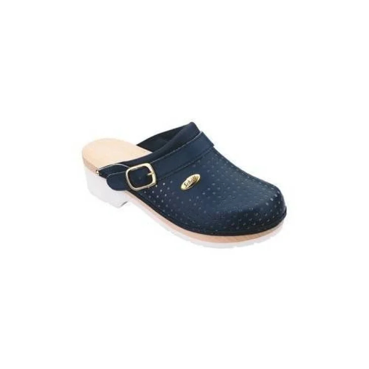Dr Scholl's Clog Supercomfort Calzatura Ortopedica Zoccoli da Lavoro in Legno Colore Blu - Numero: 36