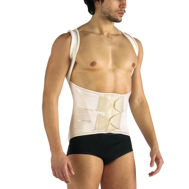 Pavis Wellness Corsetto Dorso Lombo Sacrale con Spallacci Art 555 - pavis corpetto: XL 95 - 105 cm circonferenza fianchi
