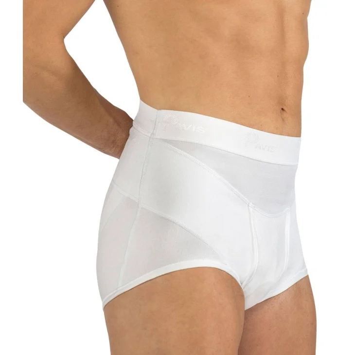 Pavis Wellness ErniaBlock Tensione Forte Slip Uomo per Ernia Inguinale Art 648 - Taglia: 85 crema