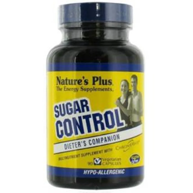 Nature's Plus Sugar Control Integratore per il controllo del desiderio di zuccheri 60 capsule