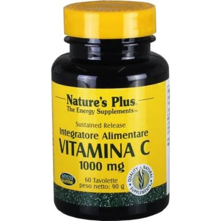 Nature's Plus Vitamina C mg 1000 a Lento Rilascio Integratore Vitaminico