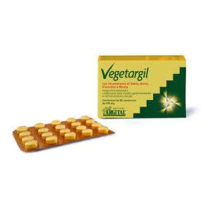 Vegetargil Argilla Verde Integratore per problemi gastrointestinali 80 compresse