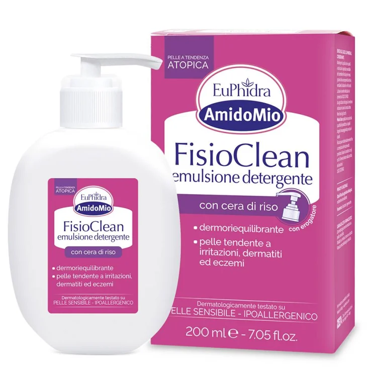 Euphidra AmidoMio FisioClean Emulsione Detergente 200 ml