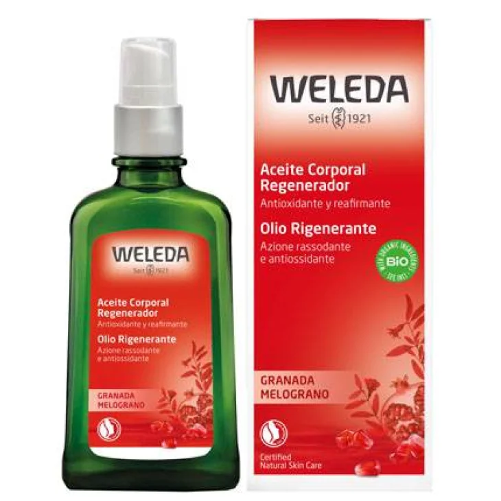 Weleda al Melograno Olio Trattante e levigante per corpo 100 ml