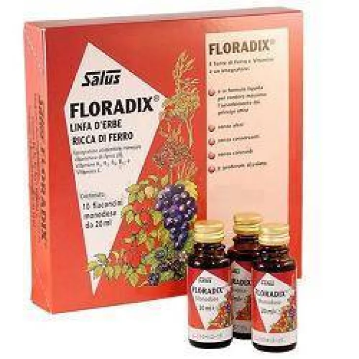 Salus Floradix Integratore Ferro e Vitamine in Flaconcini