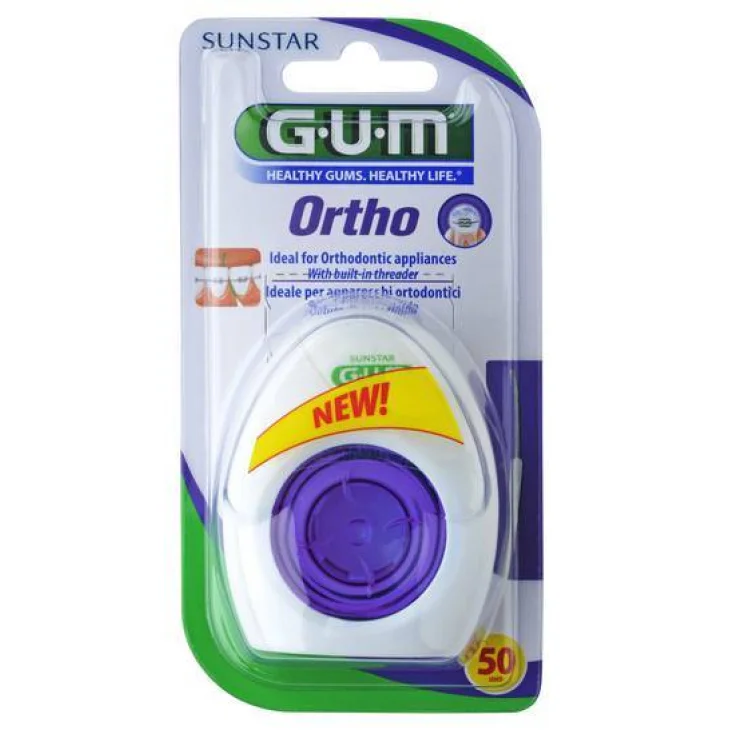 Sunstar Gum Ortho Floss Filo Interdentale 30 mt