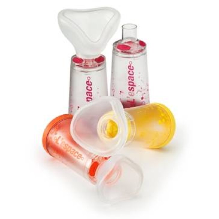 Air Liquide L'Espace Distanziatore Inalatori - Tipo: Maschera infant (arancione 0-2 anni)