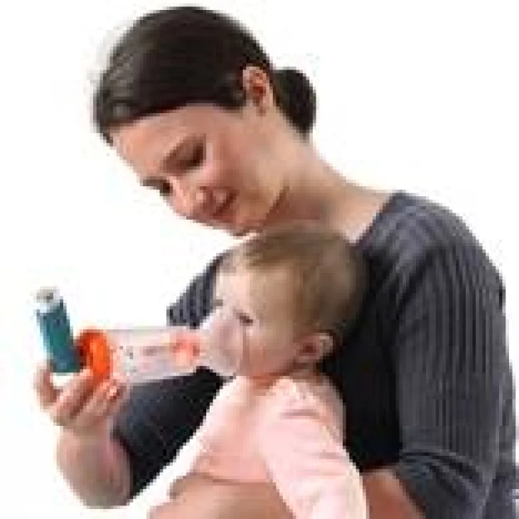 Air Liquide L'Espace Distanziatore Inalatori - Tipo: Maschera infant (arancione 0-2 anni)