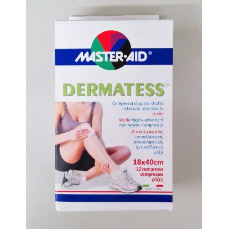 MasterAid Dermatess Garza Sterile TNT 25 pezzi 10 x 10 cm - Misura: 10x10 cm