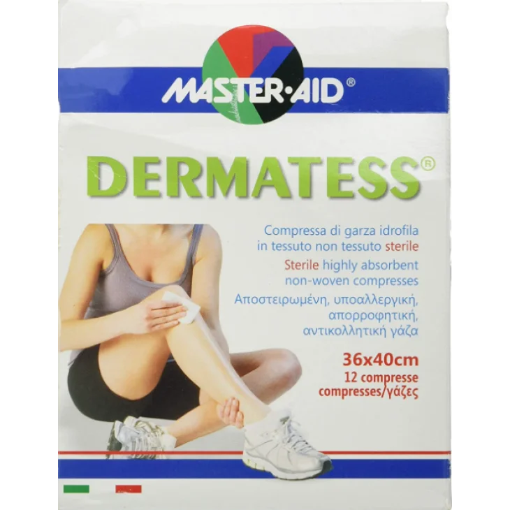 MasterAid Dermatess Garza Sterile TNT 25 pezzi 10 x 10 cm - Misura: 10x10 cm