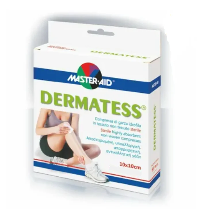 MasterAid Dermatess Garza Sterile TNT 25 pezzi 10 x 10 cm - Misura: 10x10 cm