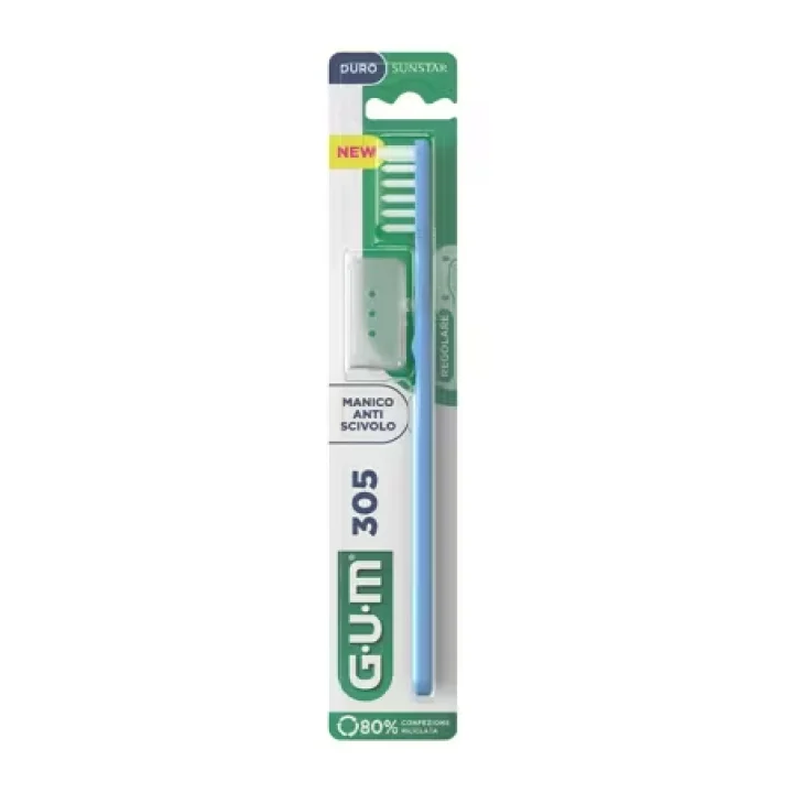 Sunstar Gum Classic Spazzolino per Adulti - Setole: 305 - Setole dure regular Sunstar Gum Classic Spazzolino per Adulti - Setole: 305 - Setole dure regular