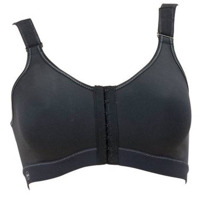 Anita Reggiseno Sportivo aperto davanti 1 pezzo - Colore: Nero - Misura: 3 - Coppa: D