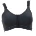 Anita Reggiseno Sportivo aperto davanti 1 pezzo - Colore: Nero - Misura: 3 - Coppa: D