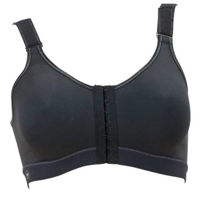 Anita Reggiseno Sportivo aperto davanti 1 pezzo - Colore: Nero - Misura: 4 - Coppa: C