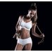 Anita Reggiseno Sportivo aperto davanti 1 pezzo - Colore: Bianco - Misura: 5 - Coppa: B