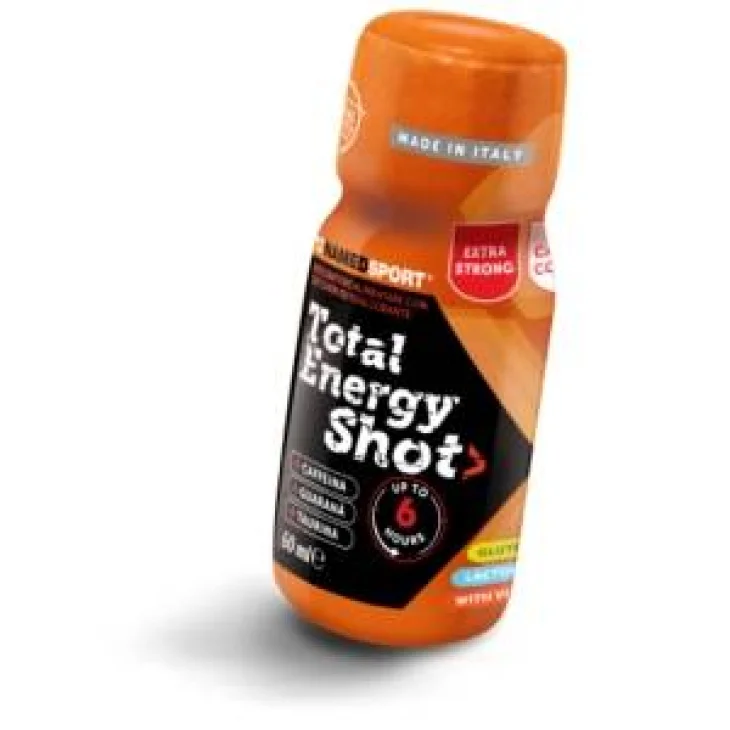 Named Sport Total Energy Shot Integratore energetico per Sportivi Gusto Arancia 60 ml