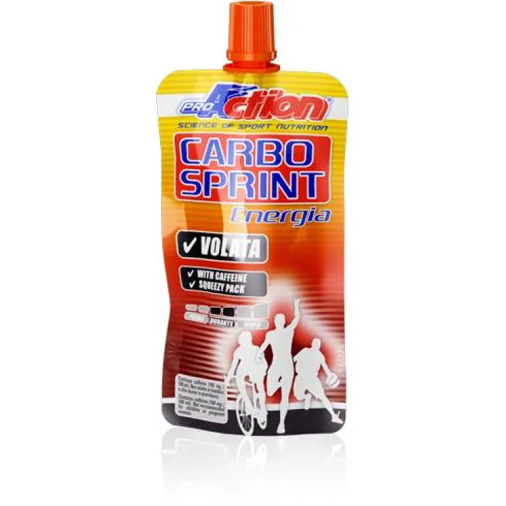 ProAction Carbo Sprint Volata Integratore Energetico per Sportivi 50 ml