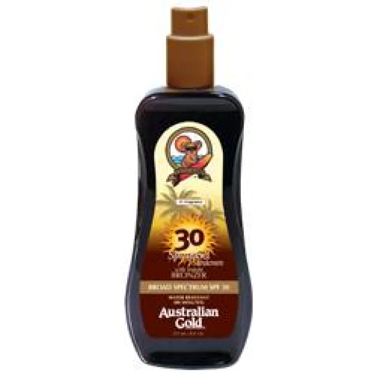 Australian Gold SPF30 Spray Gel protezione solare con abbronzante 237 ml