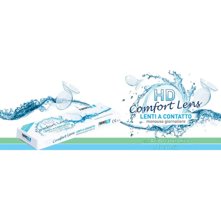 Twins Optical HD Comfort Lens Lenti a Contatto Giornaliere - Formato: 30 pezzi - Gradazione: 4.75