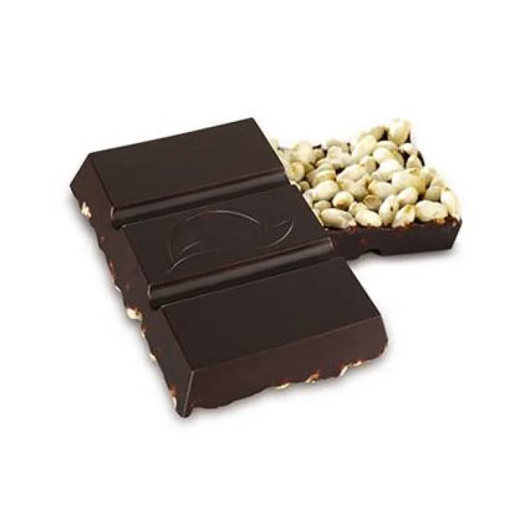 Sarchio Snack Biologico Soffio di Riso con Cioccolato Extra Fondente - Formato: 25 gr