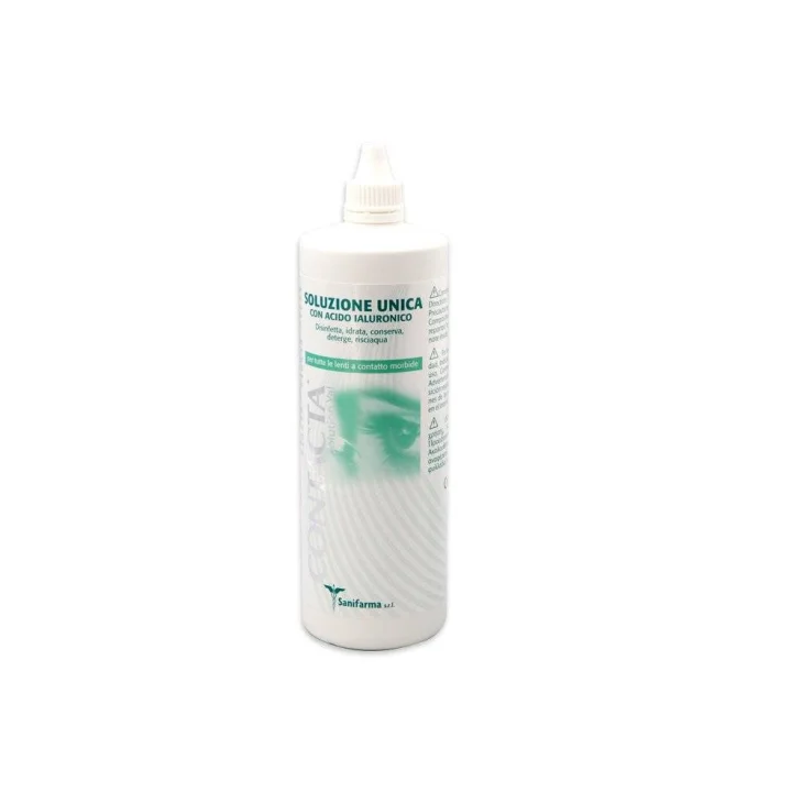Contacta Solution Yal Soluzione Unica con Acido Ialuronico per Lenti a Contatto Morbide - Formato: 360 ml