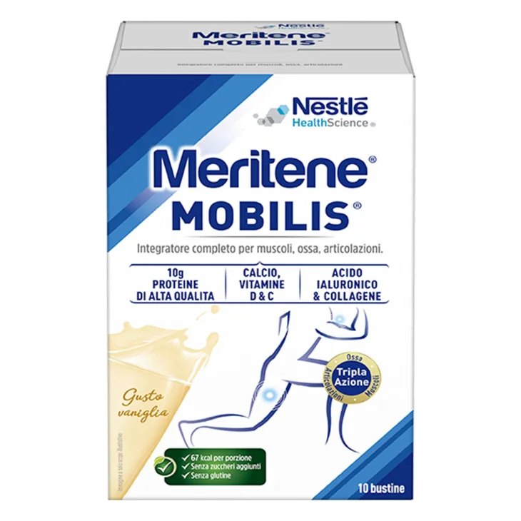 Meritene Mobilis Integratore per Ossa e Articolazioni 10 bustine