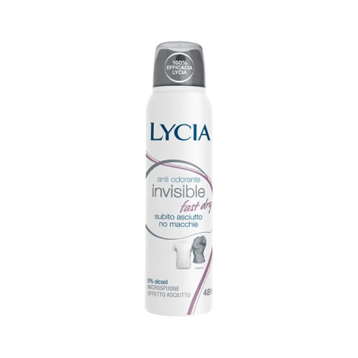 Lycia Fast Dry Invisible Deodorante spray 150 ml