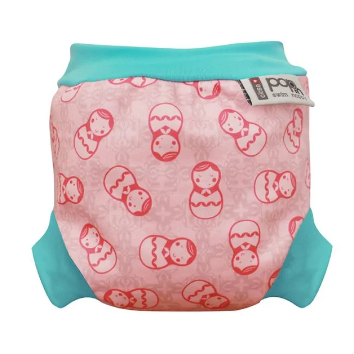 DanPete Pop-In Costumino per Bambine Matriosche - Taglia: S